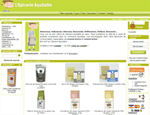 Tablet Screenshot of epicerie-equitable.com