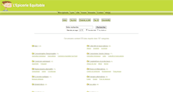 Desktop Screenshot of annu.epicerie-equitable.com