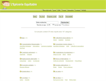 Tablet Screenshot of annu.epicerie-equitable.com